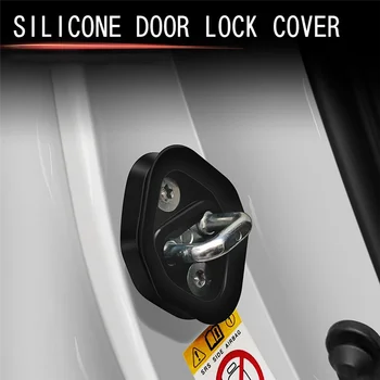 1 Комплект Автомобильных Силиконовых Шумоподавляющих Защелок Дверного Замка, Стопорные Крышки для Honda Accord Civic CRV HRV Odyssey