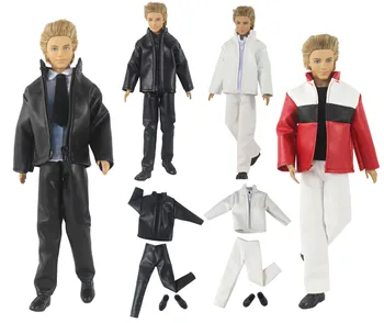 1 комплект одежды для кукол, кожаная одежда для 12-дюймовой куклы Кен, множество стилей на выбор 05 12