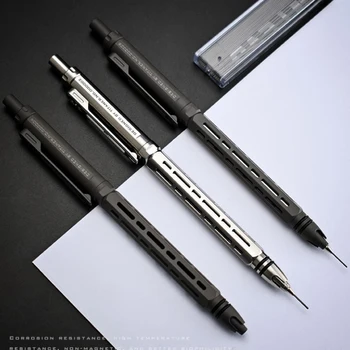 1 шт. высококачественные механические карандаши из титанового сплава, обработанные на станке с ЧПУ, с оболочкой 0,5 мм 15