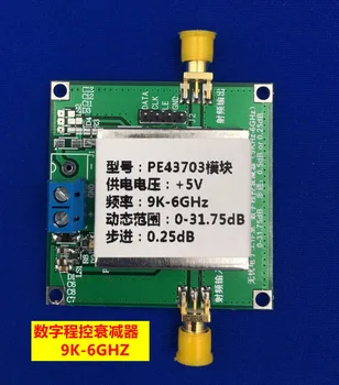 1 шт. цифровой программируемый модуль ступенчатого аттенюатора PE43703 с частотой 9K-6 ГГц от 0,25 дБ до 31,75 дБ