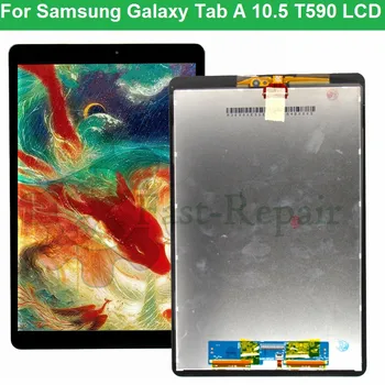 10,5 дюймов Для Samsung Galaxy Tab A2 T590 T595 SM-T595 SM-T590 ЖК-дисплей Панель Экрана Монитор Сенсорный Экран Полная Сборка Замена 11