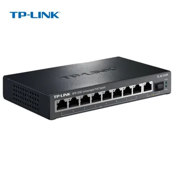 10-портовый Ethernet-коммутатор TP-Link Стальной металлический сетевой коммутатор, 8-портовый POE-коммутатор, 1-портовый Гигабитный SFP-оптоволокно (TL-SL1210P) 14