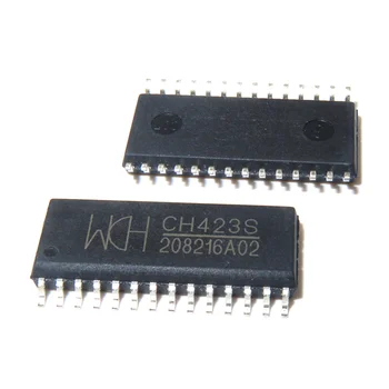 10ШТ CH423S CH423 SOP28 Цифровой ламповый драйвер и микросхема управления клавиатурой IC с двухпроводным дистанционным расширением ввода-вывода