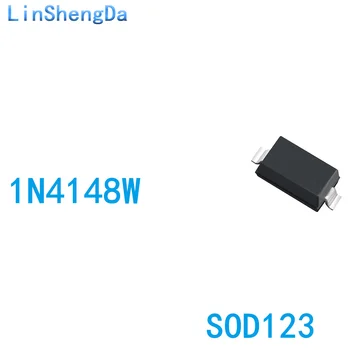 10ШТ Цельный диск SMD 1206 переключающий диод 1N4148 1N4148W T4 SOD123 (установка 3K) 13