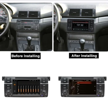 128 Г Для BMW 3 Серии E46 Android 12 Автомобильный Радио Мультимедийный Видеоплеер GPS Навигация DVD Стерео Carplay Головное Устройство 4G 11