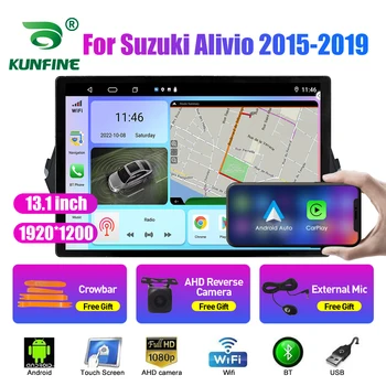 13,1-дюймовое автомобильное радио для Suzuki Alivio 2015-2019 Автомобильный DVD GPS Навигация Стерео Carplay 2 Din Центральный мультимедийный Android Auto