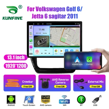 13,1-дюймовый автомобильный радиоприемник для Volkswagen Golf 6 Jetta 6 Автомобильный DVD GPS Навигация Стерео Carplay 2 Din Центральный мультимедийный Android Auto