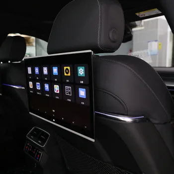 13,3-Дюймовый Автомобильный Подголовник Задний Монитор Для Audi Q7 Q8 Android 12,0 4K Видеоплеер WIFI Bluetooth USB Airplay Планшеты С Сенсорными Экранами