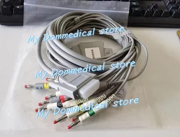 15-контактный 10-разрядный кабель для ЭКГ-аппарата Biocare ECG101G,300,1200,3010,6010,100,9801,9803 ( Новый, оригинальный) 13