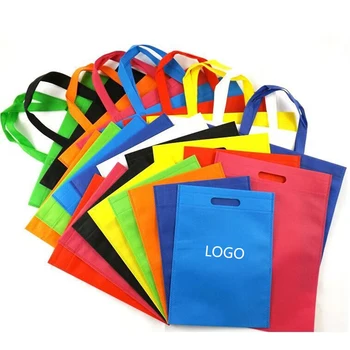 1500pcs Экологически чистые сумки для покупок из нетканого материала с логотипом на заказ для одежды/Одежды