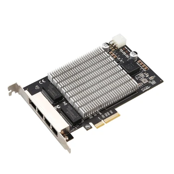 2,5 Гигабит 4-портовая PoE-карта PCIe PCI-Ex4 промышленного класса с чипом i226 для хранения данных на настольном ПК 8