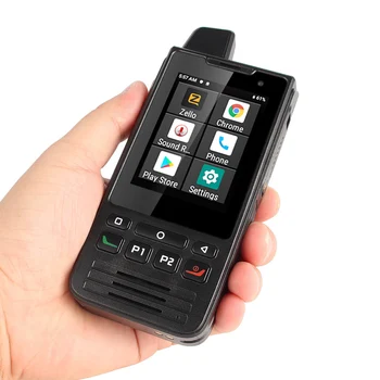 2,8-Дюймовый Сенсорный Экран F2 Прочный Мобильный Телефон С 4G Zello Radio PTT POC Walkie Talkie 5300 мАч Аккумулятор Andriod 9 5