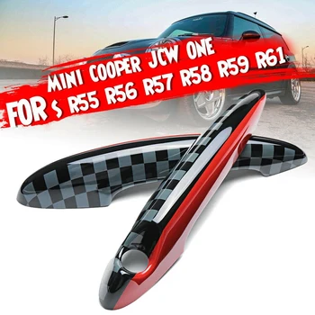 2 X Крышка Дверной Ручки из ABS Для Mini Cooper JCW ONE S R55 R56 R57 R58 R59 R61 13