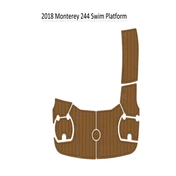 2018 Monterey 244 Платформа для плавания с подножкой для лодки из пены EVA, коврик для пола из искусственного тика