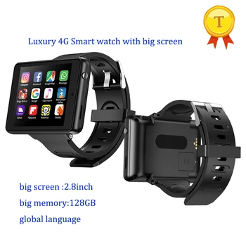 2022 4G Смарт-часы мужские WiFi BT Smartwatch 2,80 дюймовый Сенсорный Экран Android 8,1 4 ГБ + 128 ГБ Двойная камера 5 МП + 2 МП память телефон часы 13