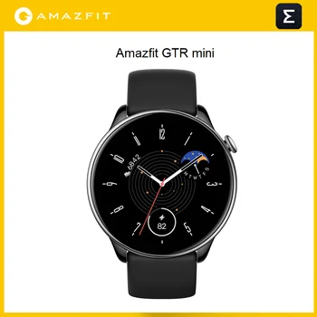 2023 Новые смарт-часы Amazfit GTR Mini с 14-дневным временем автономной работы, умные часы 120 + спортивных режимов для телефона Android IOS 1