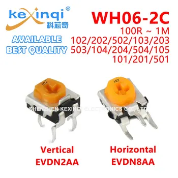 20шт WH06-2C Потенциометр Регулируемого Сопротивления Горизонтального типа Вертикальный EVDN8AA EVDN2AA B103 1K 10K ~ 50K Переменный Резистор 7