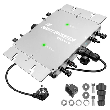 22-50 В постоянного тока в AC110V или 220 В Водонепроницаемый IP65 1200 Вт Сетка MPPT Микроинвертор для фотоэлектрической системы 36 В, доставка из ЕС, Бразилии, США 4