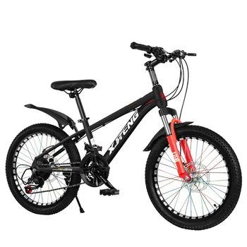 24 Дюймовый горный велосипед С регулируемой скоростью, передний и задний Механические дисковые тормоза, удобное седло, наполненное губкой, Езда на велосипеде на открытом воздухе