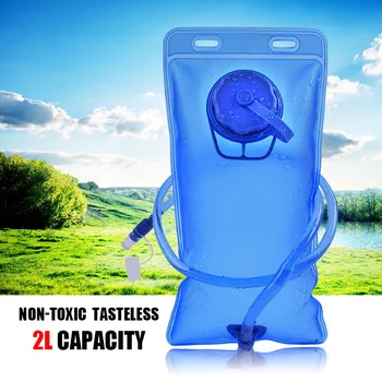 2L Крупнокалиберный PEVA Экологически Чистый Мешок Для Воды Для Велоспорта И Альпинизма Спортивный Мешок Для Воды Рюкзак Water Bag