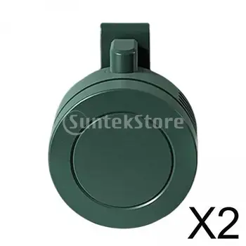 2x Портативный вентилятор, работающий на открытом воздухе, USB Персональный вентилятор 60 зеленый 9