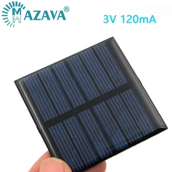3V 3.5V 120mA 150mA 250mA Мини солнечная панель поликристаллический кремниевый солнечный элемент DIY