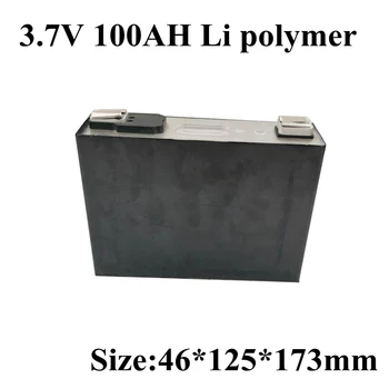 3шт Высокое качество 3.7v 100Ah lipo accu литий для электромобилей система питания солнечная энергия 12v 100ah литиевая батарея
