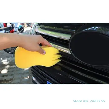 3шт Многоугольные Большие губки Автомобильные Чистящие средства Губка для мытья с высокой пеной для выпуска воздуха из автомобиля Стеклянная чашка