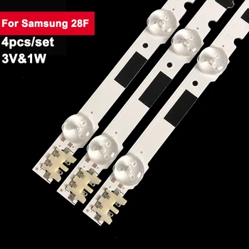 4шт Подсветка ТВ Полосы LED Для Samsung 28F 3V 1W HG28EB675 HG28EB670 UE28F4000 UE28F4000AW HG28EB460BW 15