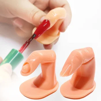 5pcs/мешок поддельные отпечатки пальцев ногтей, пластиковые практике инструментов дисплей дизайн DIY акриловые УФ-гель маникюрные принадлежности для обучения 17