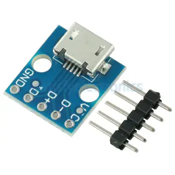 5шт Плата Micro USB адаптер питания 5 В интерфейсный модуль выключателя для Arduino NEW 14
