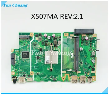 60NB0HL0-MB1130 X507MA REV: 2.1 Материнская плата для ноутбука ASUS X507MA F507MA X507M Материнская плата с процессором N4000 N5000 DDR4 100% работает 17