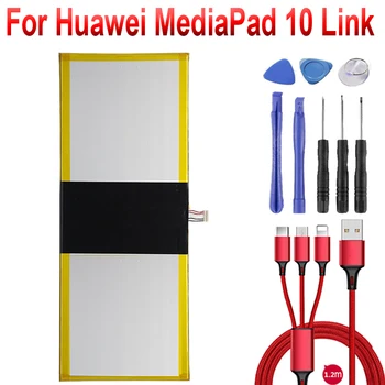 6500 мАч HB3X1 HB3484v3eaw-12 Аккумулятор для Huawei MediaPad 10 Link S10-201wa Сменный аккумулятор для планшетных ПК + USB-кабель + набор инструментов 1