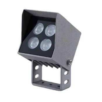 9 Вт 12 Вт Светодиодный наружный настенный светильник Садовый забор Лестница LED RGB Пульт дистанционного управления Bluetooth Лампы 110 В- 220 В 3