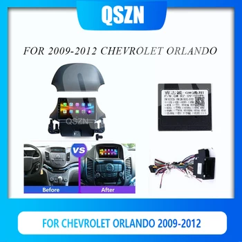 9-ДЮЙМОВАЯ аудиосистема для Chevrolet Orlando 2009-2012 Головное устройство Радио Приборная панель GPS стереопанель для установки 2 Din DVD рамки
