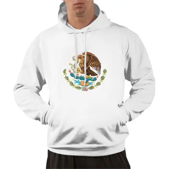 95% Хлопок Эмблема флага страны Мексика Теплый Зимний пуловер с капюшоном для мужчин и женщин, толстовка в стиле унисекс в стиле хип-хоп 2