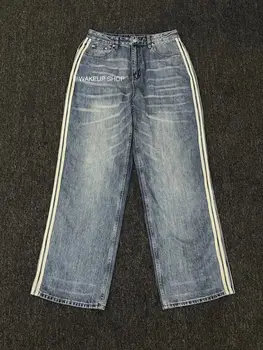 AL50043 Модные мужские джинсы 2023 Подиум Роскошный известный бренд Европейский дизайн Мужская одежда для вечеринок 4