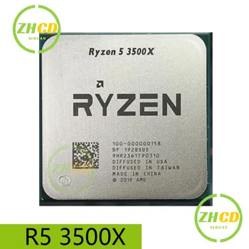 AMD Для Ryzen 5 3500X R5 3500X 3,6 ГГц шестиядерный шестипоточный процессор 65 Вт L3 = 32 М 100-000000158 слот AM4 14