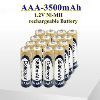 Batterie Rechargeable NiMH 1.2V AAA 3500mAh Largement Utilisée, Radio-réveil, Détecteur De Fumée Vidéo, Caméra Numérique Etc. 12