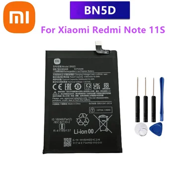 BN5D 100% Оригинальный Аккумулятор Xiaomi Для Xiaomi Redmi Note 11S 11 S 4G M4 PRO 4G Высококачественный Аккумулятор Мобильного Телефона + Инструменты 6