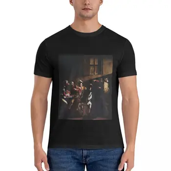 Caravaggio The Calling of Saint Matthew, мужская футболка для тренировок, графическая футболка, простые футболки для мужчин 16