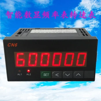 CN6 интеллектуальный цифровой дисплей, тахометр, частотный регулятор скорости, переключатель ввода частотомера CNA6 10