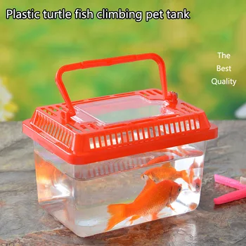 CoolPet Оптовая цена Мини-маленькая чашка для медуз, прозрачная коробка для домашних животных, аквариум для золотых рыбок и черепах 11