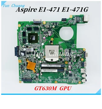 DAZQSAMB6E0 DAZQSAMB6E1 DAZQSAMB6F1 Для Acer aspire E1-471 E1-471G Материнская плата ноутбука С графическим процессором GT630M HM77 PGA989 DDR3 100% работает