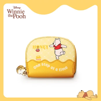 Disney Winnie Pooh W9901 Модный аниме кошелек Мультяшные кошельки Сумка для монет Повседневные кошельки Открытка Подарок на день рождения 17