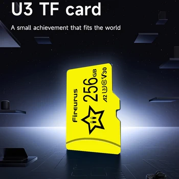 Fireurus V30 256GB U3 Карта Памяти 64GB Smart SD Class10 128GB Высокоскоростная 32G Смарт-Карта TF USB flash XC Для Камеры MP3 Динамик 10