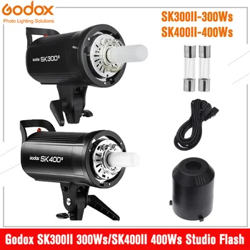 Godox SK400II 400Ws SK300II 300Ws Студийная Вспышка Strobe Встроенная Беспроводная X-система 2.4G Профессиональная Вспышка для Фотосъемки 1
