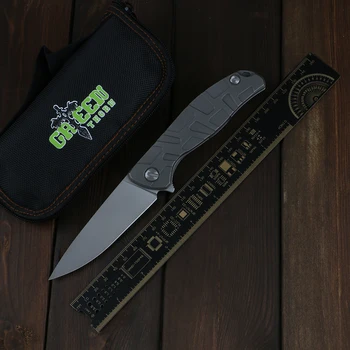 Green thorn f95t титановая ручка лезвие k110 открытый кемпинг охота выживание практичный фруктовый нож EDC инструмент