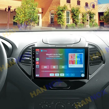 HANNOX 8 core, 8 ГБ ОЗУ + 128 ГБ ПЗУ, система Android, автомагнитола для Ford Figo, Мультимедийный плеер, Беспроводная навигация Carplay, GPS, FM 13