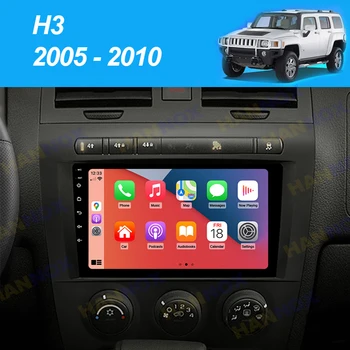 HANNOX Для Hummer H3 Автомобильный Радио Мультимедийный Видеоплеер Навигация GPS Bluetooth Android Система FM RDS DAB DSP No 2din dvd 10